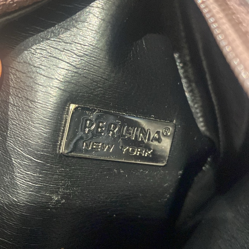 Perlina chocolate brown leather backpack - Picture 9 of 12